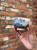 Jingdezhen Hand-Painted Blue and White Landscape Teapot: "Whisper of the Mountains